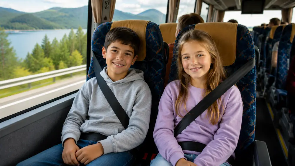 Transporte infantil en autobús
